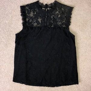 Black lace top